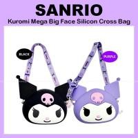 ราคา [SANRIO] Kuromi Mega กระเป๋าสะพายข้าง ซิลิโคน หน้าใหญ่ (สีดํา / สีม่วง) (21388756104)