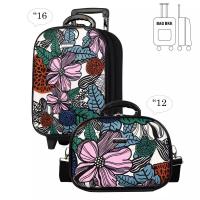 ราคา Wheal กระเป๋าเดินทาง Wheal fashion กะเป๋าล้อลากหน้าโฟม ระบบรหัสล๊อค เซ็ทคู่ 16+12 นิ้ว Code F7813 (9801189644)