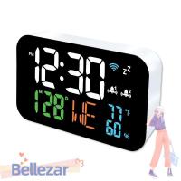 ราคา BELLEZAR นาฬิกาตั้งโต๊ะ, ปฏิทิน ABS นาฬิกาปลุกอัจฉริยะ, 2025 WIFI พร้อมเทอร์โมมิเตอร์ดิจิตอลไฮโกรมิเตอร์จอแสดงผล LED รองรับ WIFI การสอบอัตโนมัติ (41902901399)