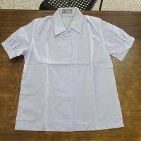 ราคา [โล๊ะ] เสื้อนักเรียน ม.ปลาย เสื้อเตรียมแขนพอง (23826153503)