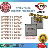 ราคา โปรเซสเซอร์ AMD Ryzen 7 1700X / 1700 - R5 1600X 1600 1500X 1400 - Ryzen3 1300X 1200 AM4 ใช้ (23868947040)