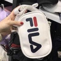 ราคา พร้อมส่งสีกรมแดงFila simple cross bag (849730159)