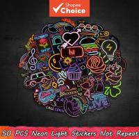 ราคา 50 สติ๊กเกอร์นีออนไลท์ ไอคอนอนิเมะน่ารัก สติ๊กเกอร์รูปสัตว์ สําหรับแล็ปท็อป กระเป๋า กีต้าร์ ตู้เย็น จักรยาน รถยนต์ เด็ก (51151135911)