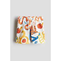 ราคา H&M(เอชแอนด์เอ็ม) กางเกงขาสั้น Sweatshorts พิมพ์ลาย เด็กผู้หญิง 1266069_2 (29823639650)