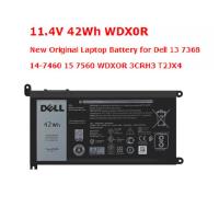 ราคา 11.4V 42Wh WDX0R New Original Laptop Battery for Dell 13 7368 14-7460 15 7560 WDXOR 3CRH3 T2JX4 (22761508920)