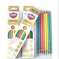ราคา Masterart ดินสอ ดินสอHB ดินสอไม้ HB มาสเตอร์อาร์ต รุ่นสีพาสเทล ดินสอHB สีพาสเทล สีหวาน (จำนวน 12 แท่ง/กล่อง) (4690794021)