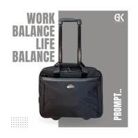 ราคา ไทย กระเป๋าเอกสาร ใส่คอม notenook LAPTOP แบบบาง มีล้อลาก มีสายสะพายไหล่ (11352107894)