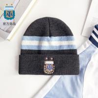 ราคา สินค้าทีมชาติอาร์เจนตินา หมวกไหมพรมสีดำและเทา สำหรับแฟนฟุตบอลของเมสซี่ (25697455042)