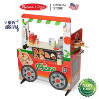 ราคา Melissa & Doug Pizza Food Truck รถฟู๊ดทรัค ขายพิซซ่า ขายไอติม เล่นได้ 4 ด้าน (44311135130)