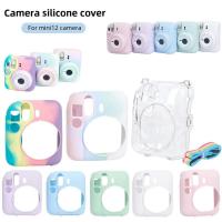 ราคา Silicone Instant Camera Cover for Instax Mini 12 Scratch-proof Soft Shell Protective Case Cover Bag Solid Color Wear-res (25588907375)
