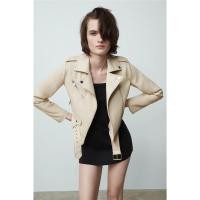 ราคา DATA ZARA เสื้อแจ็คเก็ตหนังเทียมสำหรับผู้หญิง สไตล์ใหม่ เหมาะสำหรับขับมอเตอร์ไซค์ (41674224786)