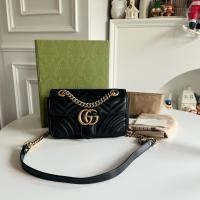 ราคา Very good con‼️ Gucci marmont mini 22cm ปี2023 สีดำ สภาพสวย ขอบมุมสวย หนังทรงดี ภายในสะอาด อะไหล่โซ่มีเฟดลง (27317313839)