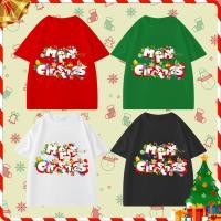 ราคา 【คริสต์มาส】️ Christmas T-shirt น่ารักคริสมาสต์ระฆังพิมพ์ลายเสื้อยืดเหมาะสำหรับทั้งชายและหญิง T-SHIRT (25788854407)