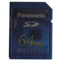 ราคา Panasonic 64MB SD memory cardการ์ดเก็บข้อมูล (25174034265)