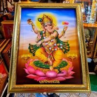ราคา กรอบรูป ภาพองค์เทพ องค์พระพิฆเนศ รูปภาพพระพิฆเนศ กรอบรูปพระพิฆเนศ ภาพมงคล รูปติดผนัง ของขวัญ ของที่ระลึก (17002551597)