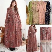 ราคา TATAOS BANGKOK BY YUNA SASKIA DRESS GAMIS FLORAL FLOWER BUSUI PLEATS PLISKET IMPORT TORY UNIQLO ฟรีเข็มขัดสไตล์เกาหลี (40722714052)