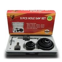 ราคา ♛﹍ชุดโฮลซอเจาะไม้ 11 ชิ้น เป็นชุดดอกเจาะสำหรับไม้ สามารถเจาะรูได้ถึง 8ขนาด ตั้งแต่ขนาด 1 (5086448306)