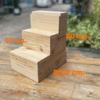 ราคา ชั้นวางของ 3 ขั้น บันไดแมว ,สุนัขไม้สนนอกงานดิบ (26055896909)