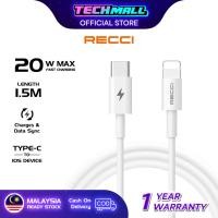 ราคา Recci Shark Series 60W Type-C to Type-C Data Cable 1.5m - RTC P05CC (22043383679)