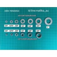 ราคา แหวนอีแปะ แหวนรองน็อต แหวนสปริง สแตนเลส ขนาด 3/4" -1" (8057051992)