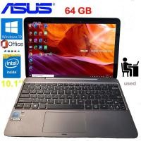 ราคา 85% ใหม่ Asus Mini แล็ปท็อป 10 นิ้ว Quad-Core Intel Z8500 คอมพิวเตอร์ Transformer Book Windows 10 T100H 4GB 64GB USB-C HDMI Office Touch WiFi กล้องใช้ (26758479891)