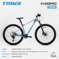 ราคา 2025 TRINX V1200Pro เสือภูเขาเฟรมคาร์บอน ล้อ 29 SHIMANO Deore 1X12 speed เบรคน้ำมัน (4637369196)