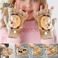 ราคา LISAR 1 คู่ Sanrio Hello Kitty ถุงมือ, การ์ตูน Cold-proof Capybara Flip-up ถุงมือ, แฟชั่นหนาฤดูหนาว Warm เด็ก Mittens สําหรับสาวคริสต์มาสของขวัญ (51652579390)