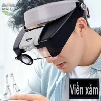 ราคา แว่นขยายหัวซูม 1.5 เท่า 3x, 8.5x, 10x มีไฟ (ขอบเทา 81007A) (25845180259)