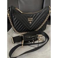 ราคา ส่งต่อกระเป๋า LYN รุ่น CENTURY CROSSBODY M -black ของแท้ จาก shopในห้าง ไม่มีตำหนิ (19106447868)