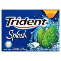 ราคา ไทรเด้นท์ สแปลช หมากฝรั่งปราศจากน้ำตาล รสเปปเปอร์มินต์ สอดไส้รสสเปียร์มินต์ 17.1กรัม (13715031506)