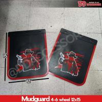 ราคา ยางกันโคลน กระบะ 4ล้อ 6 ล้อ ออฟโลด ตอนเดียว ยกสง รถบรรทุก ขายต่อคู่ ใช้ได้กับทุกรุ่น มี 2 ลาย ขนาด 12x15 นิ้ว ทำจาก PVC (17477586854)