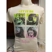 ราคา เสื้อวงTHE BEATLESสีขาว(size)L (28524743044)