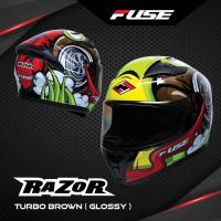 ราคา หมวกกันน็อค Fuse Razor 2022 ลาย Turbo Brown (10089077369)