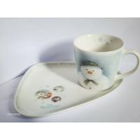 ราคา ■CTCERAMIX ✨️ THE SNOWMAN × KFC ชุดแก้วมัค แก้วกาแฟสโนว์แมนพร้อมจานใส่ขนม (41304979499)