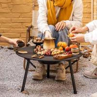 ราคา โต๊ะปิ้งย่าง เตาปิ้งย่าง โต๊ะกลมบาร์บีคิวเตาถ่าน โต๊ะปิ้งย่างพับได้แบบพกพา รุ่น 2049 (16299764748)