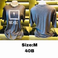 ราคา มือสองเสื้อยืดACDCสีเทา (5883674474)