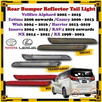 ราคา Toyota Alphard Vellfire Wish Estima Harrier Innova Camry - ไฟสะท้อนแสงกันชนหลัง / เบรกนิรภัย LED / Lampu Malam (40615803581)