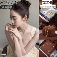 ราคา ดิออร์ Dior Women's Petit CD Necklaceสุภาพสตรี/สร้อยคอ (28623327005)
