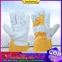 ราคา ถุงมือหนังงานเชื่อม ถุงมือช่างเชื่อม ถุงมือหนัง (1 คู่) ใช้ป้องกันทั่วไป งานช่าง งานเชื่อมเหล็ก (46150500192)