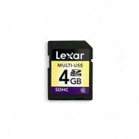 ราคา พร้อมส่ง เมมโมรี่การ์ด Lexar SD Card SDHC Memory Card 4GB มือสอง (26673227199)