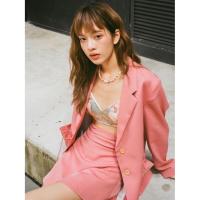 ราคา BT 0993 ชุดสูท ชุดทำงาน เซท 3 ชิ้น เสื้อเบเซอร์แขนยาว เสื้อครอปสายเดี่ยวผูกที่ไหล่ แมทซ์กับกระโปรงกางเกง (28260208767)