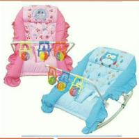 ราคา เปลโยก เปลโยกเด็ก คุณภาพดี ยี่ห้อ Attoon พิมพ์ลายรูปสัตว์ พร้อมโมบาย ของเล่นเสริมพัฒนาการ (815273970)