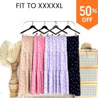 ราคา PLUSSIZE SKIRT COQUETTE RUFFLE PEREMPUAN STYLE MUSLIMAH KOREAN FASHION RIBBON SKIRTY Ashley(รหัส:2602 ) (41565536575)