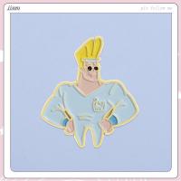 ราคา Johnny Bravo เข็มกลัดเคลือบเข็มกลัดการ์ตูนตัวอักษร Badge Creative ทันตแพทย์เข็มกลัดโลหะเครื่องประดับอุปกรณ์เสริมของขวัญ (41301423478)