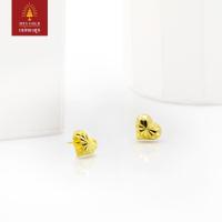 ราคา MTSGOLD ต่างหูแป้น ครึ่งสลึง หัวใจจิก (19301485563)