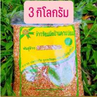 ราคา [ 3 กิโลกรัม ] ข้าวสังข์หยดพัทลุง แบบกล้อง/ซ้อมมือ ซีลปิดปากถุงธรรมดา (46150654574)