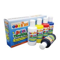 ราคา ชุดสีโปสเตอร์ล้างออกง่ายบรรจุ5ขวด ขนาด100มล./ขวด FAS Super Tempera Washable Poster Paint 100 ml. (5 Colour) (19177836208)