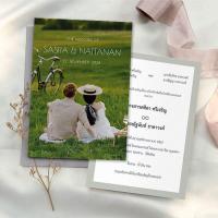 ราคา Wedding Card การ์ดแต่งงาน การ์ดเชิญโอกาสต่าง ๆ ขนาด 4x6 นิ้ว , 5x7 นิ้ว สไตล์รูปภาพ wedding photo (16514358450)