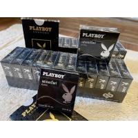 ราคา ถุงยาง Playboy Condom Fetherlite เพลย์บอย เฟเธอร์ไลท์ แบบบาง ผิวเรียบ ขนาด 52 มม. [ พร้อมส่ง ! ] (8757064212)