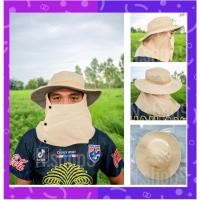 ราคา คลุมหน้ากันแดด หมวกคลุมทหาร หมวกปิดหน้า หมวกกันแดด หมวกก่อสร้าง หมวกตกปลา หมวกทำสวน หมวกทำนา (11160502120)